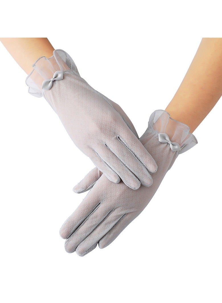 قفازات قيادة نسائية قفازات دانتيل حماية صيفية حماية من الأشعة فوق البنفسجية قفازات رياضية